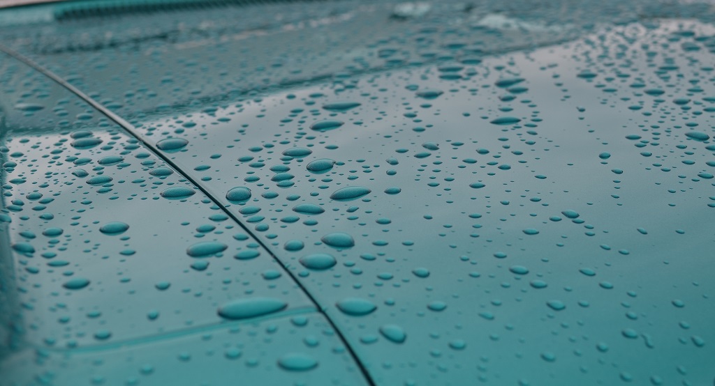 wax water beading